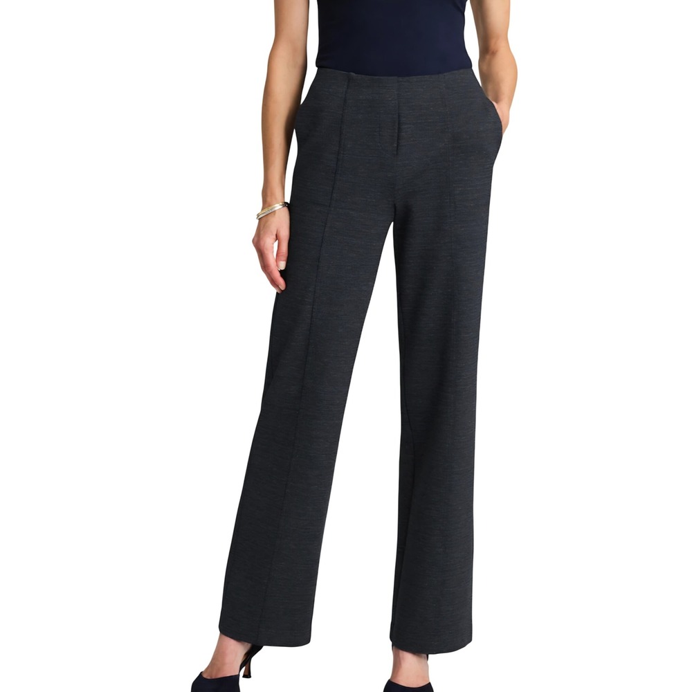 Old Navy Womens Dress Pants Size 6 Charcoal Gray Straight Leg Work Trousers 5251